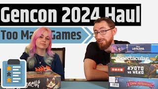 Gencon 2024 Haul Video - Way Too Many Games, But We've Already Started! Oh, And Giveaway!