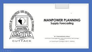 06. Manpower Planning:  Forecasting Manpower Supply