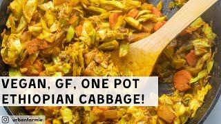 Ethiopian Cabbage: You'll Love This Vegan, Gluten-Free, One Pot Recipe!