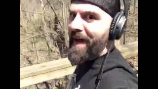 Keem star Running in the woods