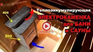Электрокаменка Анникки для БАНИ и САУНЫ | Теплоемкая печь из талькохлорита