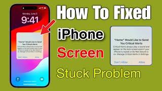 how to fix home would like to send you critical alerts iphone | iphone stuck on home would like send