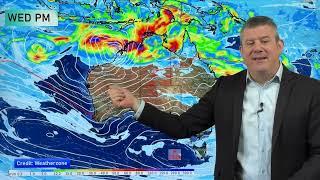 Aussie 7 Day: WA Cyclone risk, showers &/or dry elsewhere