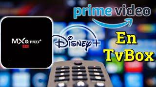 Como instalar Disney mas y Amazon en tv box, cualquier modelo.