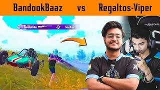  Soul Viper, Soul Regaltos vs BandookBaaz Intense Battle in Conqueror Lobby in BGMI​