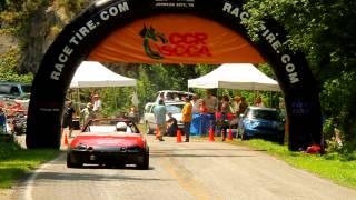 Del Sol off the line at SCCA Chasing the Dragon Hillclimb