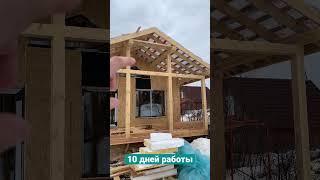 Дом 6х6 из сип панелей со вторым светом #сиппанели #сипдом #дом #строительство #каркасныйдом
