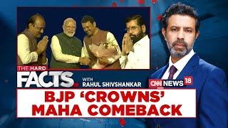 Fadnavis, Pawar & Shinde Return to Maharashtra | Maharashtra Gets Fadnavis As CM Again | News18