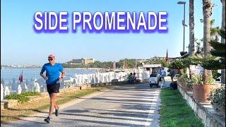 SIDE Promenade HEUTE. LIVE. Strand. Meer. Türkei August 2024  #antalya #side #sideturkey