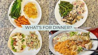 WHAT’S FOR DINNER? | EASY & BUDGET FRIENDLY | REALISTIC WEEKNIGHT MEALS | DINNER INSPIRATION