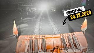 ️Schneeräumung zu Weihnachten️Winterdienst 24.12.2024 | Unimog U400