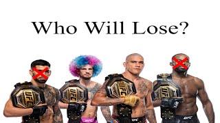 UFC Champions I think will lose their belts soon