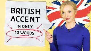  10 WORDS TO LEARN BRITISH ACCENT (Modern RP)