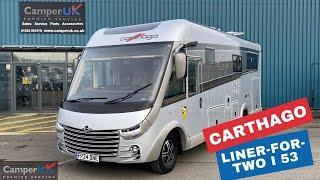 2024 Carthago Liner-For-Two I 53 - For Sale at Camper UK