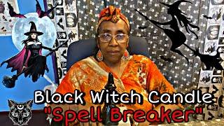 Black Witch Candle "Spell Breaker"