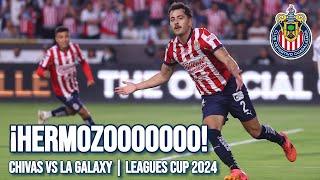 ¡GOL! ¡ALAN MOZO abre el marcador!| Chivas vs Los Angeles Galaxy | #LeaguesCup 2024