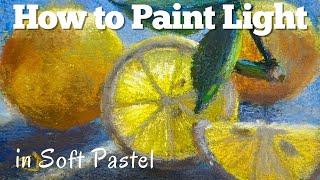 How to Paint Light using Soft Pastel - Step by Step Lesson - Beginner Friendly