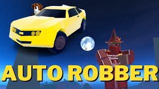 ARRESTING A ROBLOX JAILBREAK AUTO ROBBER!!!