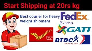 Best courier service for heavy weight and large shipment in India
