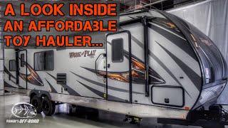 Quick Look Inside the 2020 Work and Play Toy Hauler...