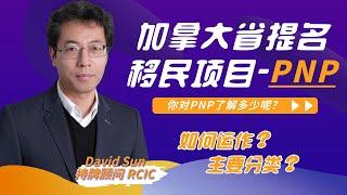 持牌顾问RCIC：加拿大省提名移民项目(PNP)概述∣省提名是如何运作的∣省提名主要分为哪两类∣How the Provincial Nominee Program (PNP) works∣盖尔雅思