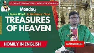 Treasures of Heaven  Homily in English 3 March 2025 #faith #basilicaofbomjesus #sermon