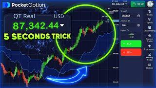 EASY +$87,342 with 5 SECONDS POCKET OPTION TRADING STRATEGY