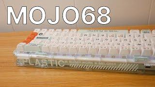 MOJO68 Plastic "Off-White" Keyboard Review! UNIQUE WITH A TON OF FEATURES!