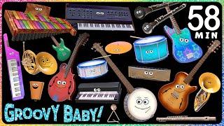 One Hour of Baby Sensory Music Videos! – Groovy Baby Compilation – 8 Music Styles