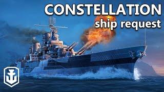 Fast Radar Battleship At Tier 8 - Constellation Ship Request