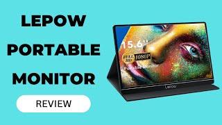 Lepow Portable Monitor 15.6 Inch Full HD USB Type-C Computer Display IPS Eye Care Screen Review