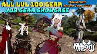 FFXIV: All Level 100 Job Gear - Meoni's Dawntrail Media Tour 2024 Coverage