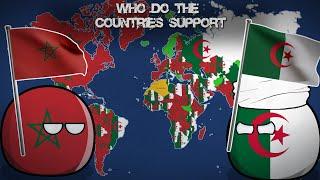 WHO DO THE COUNTRIES SUPPORT? Morocco or Algeria?  Alternative Mapping P27