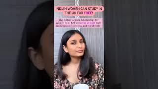 Indian Women can Study for FREE in UK | Leap Scholar #shorts