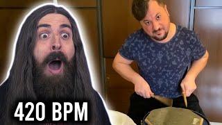 Metal Drummer Reacts to Riccardo Merlini | Fastest Hands in the World