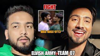 Mr Faisu Reaction On Elvish ARMY Vs Team 07 Controversy,Adnaan Shaikh Vs Kataria Fight