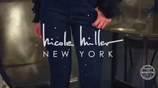 Nicole Miller New York X Swarovski Crystal Denim