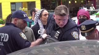 ARRESTS Outside Baruch College during Pro-palestine Protest in NYC