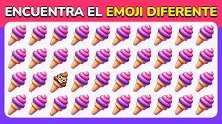 Encuentra el Emoji Diferente - Edición de Dulces  Fácil, Medio, Difícil