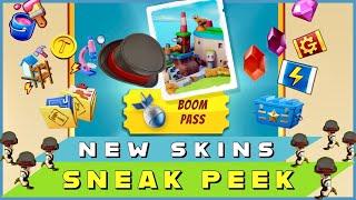 NEW SKINS & next season BOOMPASS rewards - Boom Beach sneak peek