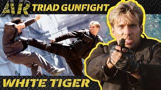 TRIAD RAID Turns Into GUNFIGHT | WHITE TIGER (1996) | Action Martial Arts Clips