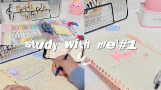 study with me (part 1)- nyatet materi pelajaran bahasa indonesia  -  vlog real life#6