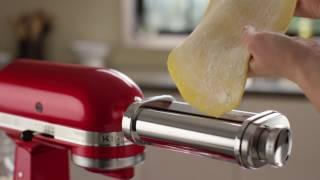 How To: Use the 3-Piece Pasta Roller and Cutter Set | KitchenAid