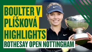 Boulter Is Champion Again! | Highlights - Boulter v Plíšková | Rothesay Open Nottingham | LTA