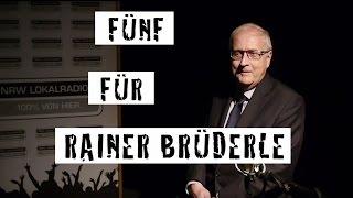 Fünf für Rainer Brüderle - das Interview ohne Fragen