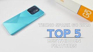 Tecno Spark Go 2023 Top 5 Best/Hidden Features | Tips And Tricks