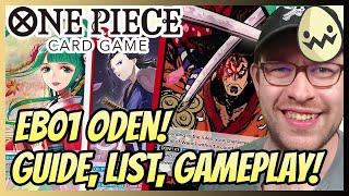 One Piece Card Game: EB01 Oden! Guide, Deck List, and Gameplay!