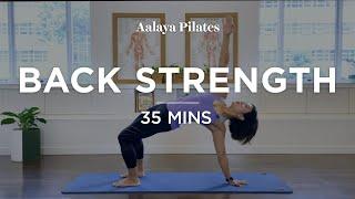 Back Strengthening - Pilates Matwork Level 1/2 - 35 mins - Develop a strong & flexible back