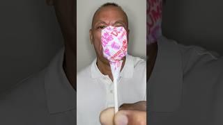  ASMR DUM DUMS LOLLIPOP CANDY STRAWBERRY MILKSHAKE FLAVOR AND EATING SOUNDS ORIGINAL LENGTH