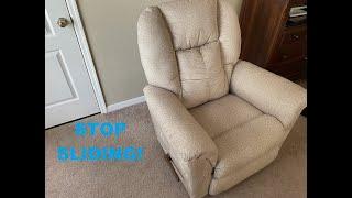 How to Prevent a Recliner from Sliding or Moving